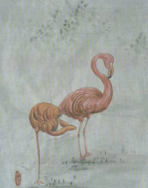 Упражнение  с фламинго