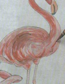 Упражнение  с фламинго
